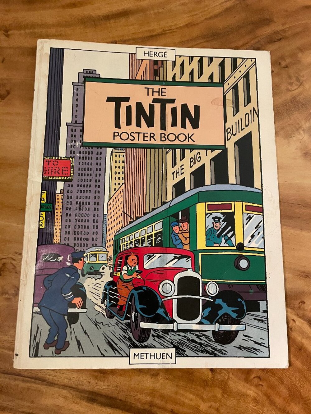 Hergé Tintin Poster Book Complete 20 Poster Collection Methuen 1989 Bande Dessin